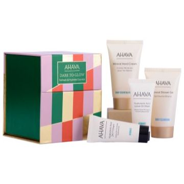 AHAVA Dare to Glow Refresh & Hydrate Express set cadou corp si fata