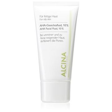 Alcina For Oily Skin Lotiune pentru fata cu acizi AHA 10%