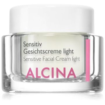 Alcina For Sensitive Skin cremă ușoară pentru față pentru a calma si intari pielea sensibila