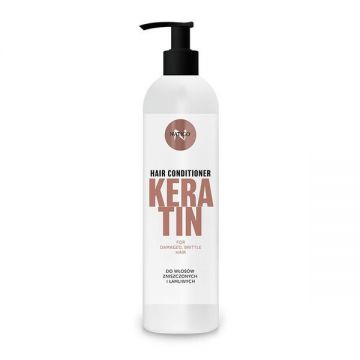 Balsam de par Keratin pentru par deteriorat si fragil Natigo, 300 ml