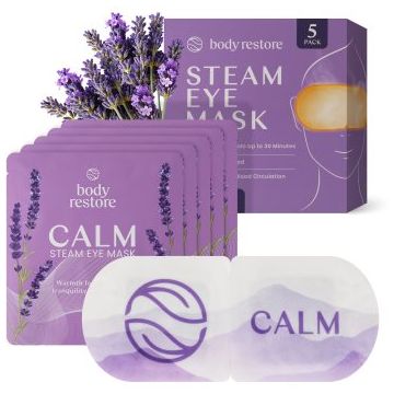 Body Restore Steam Eye Mask Lavender mască pentru zona ochilor cu esente de lavanda