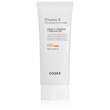 Cosrx Vitamin E Vitalizing Sunscreen​ crema de soare pentru fata anti-imbatranire