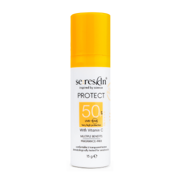 Crema cu SPF50+ si Vitamina C Protect, 15g, Se:Reskin