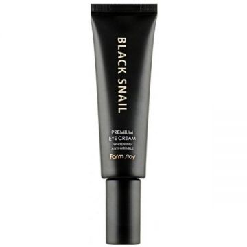 Crema pentru Ochi cu Extract de Melc Negru - Farmstay Black Snail All-In-One Cream, 50 ml