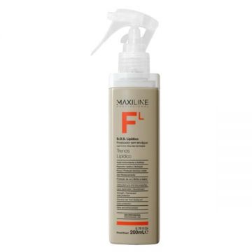 Fluid cu Lipide Leave-In pentru Parul Vopsit si Decolorat - Maxiline Profissional Trends Lipid S.O.S. Rinse-Free Hair Finisher, 200 ml