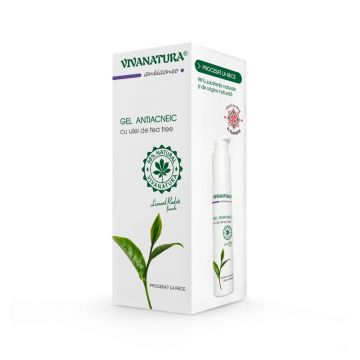 Gel antiacneic cu ulei de Tea-Tree 45ml – Leonard Radutz Formula