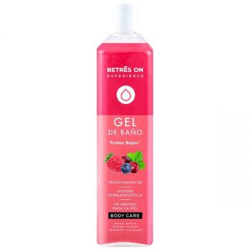 Gel de Dus cu Aroma de Fructe Rosii - Betres ON Gel de Bano Frutos Rojos Provitamina B5 Body Care, 750 ml