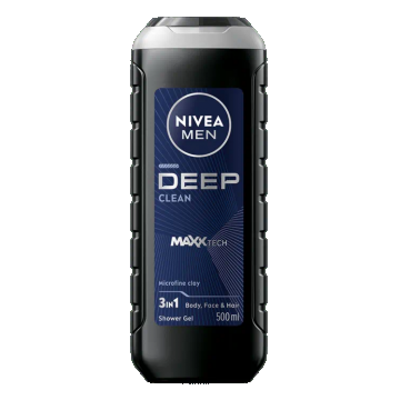 Gel de dus Deep, 500ml, Nivea