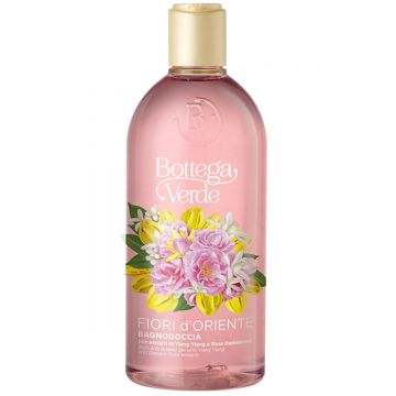 Gel de dus delicat cu extract de trandafir si ylang ylang Fiori D'Oriente, 400ml, Bottega Verde