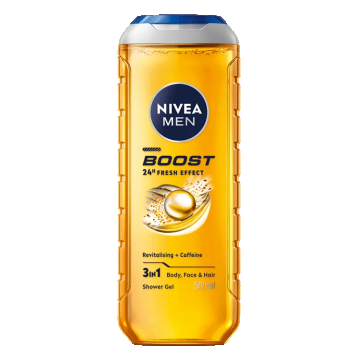 Gel de dus Men Boost, 500ml, Nivea