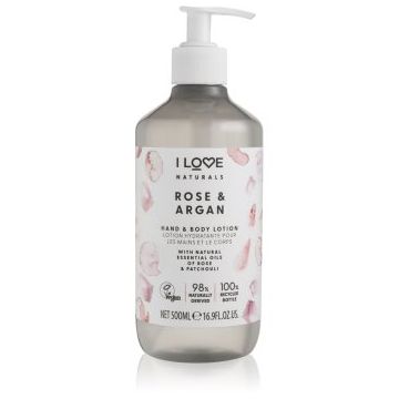 I Love Naturals Rose & Argan lapte de corp
