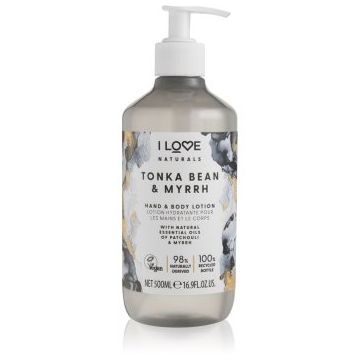 I Love Naturals Tonka Bean & Myrrh lapte de corp
