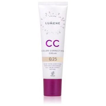 Lumene CC Color Correcting Cream Crema CC pentru un ten uniform SPF 20