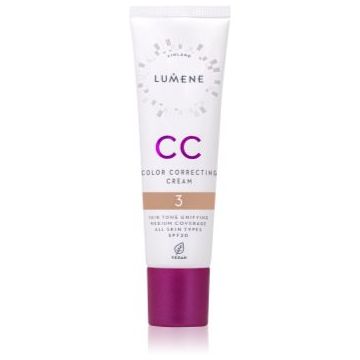 Lumene CC Color Correcting Cream Crema CC pentru un ten uniform SPF 20