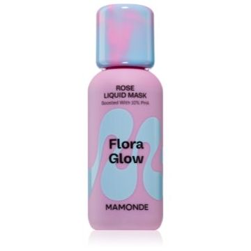 MAMONDE Flora Glow Rose Liquid Mask masca faciala hidratanta cu efect de exfoliere