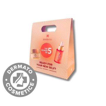 Pachet Crema de fata cu Vitamina C 50ml + Serum cu Vitamina C 30ml, Sesderma