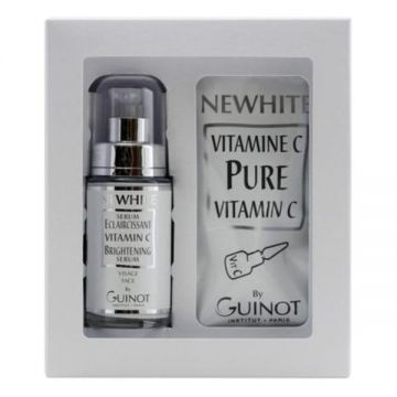 Ser facial iluminator cu vitamina C Guinot Newhite, 25 ml