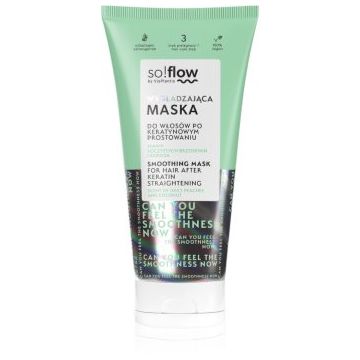 so!flow After Keratin Straightening Smoothing Mask Masca de par
