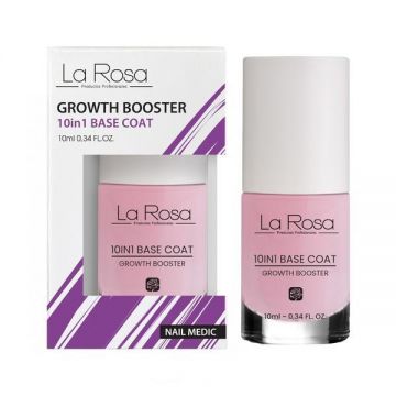 Tratament pentru unghii 10 în 1 La Rosa Profesionales, 10 ml