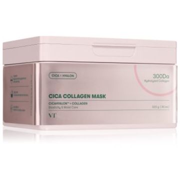 VT Cosmetics Cica Collagen Mask mască textilă nutritivă cu efect de întărire