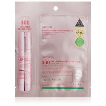VT Cosmetics Collagen Reedle Shot 300 2 Step Mask masca cu efect de lifting si fermitate pentru tratarea tenului în două faze