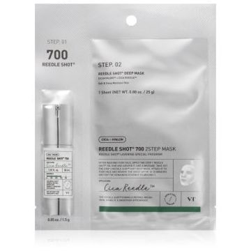 VT Cosmetics Reedle Shot 700 2-Step Mask masca intensă de întinerire pentru tratarea tenului în două faze