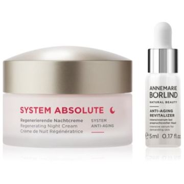 ANNEMARIE BÖRLIND SYSTEM ABSOLUTE NIGHT SET set cadou pentru fermitatea pielii