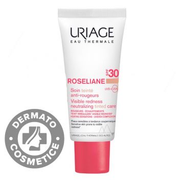 Crema CC anti-roseata SPF30 Roseliane, 40ml, Uriage