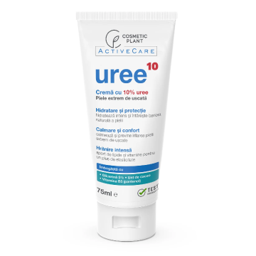Crema cu 10% Uree pentru piele extrem de uscata Active Care, 75 ml, CosmeticPlant