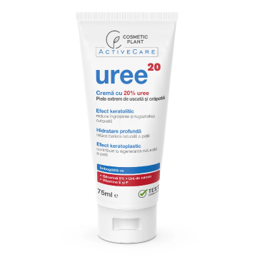 Crema cu 20% Uree pentru piele extrem de uscata Active Care, 75 ml, CosmeticPlant