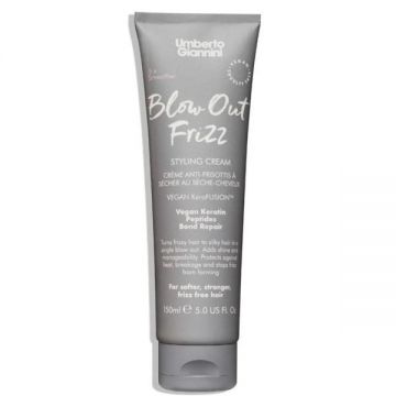 Crema de Styling cu Efect Anti-Static - Umberto Giannini Blow Out Frizz Styling Cream, 150 ml
