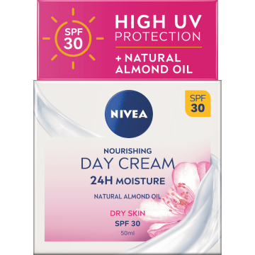 Crema de zi hranitoare cu SPF 30, 50ml, Nivea