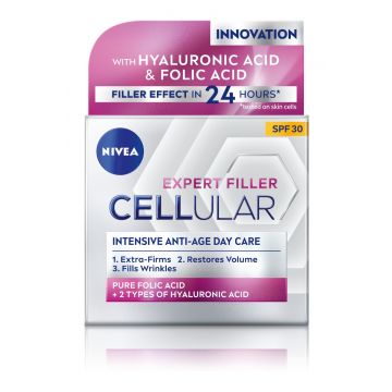 Crema de zi Hyaluron Filler Firming FPS30 Cellular Care, 50ml, Nivea