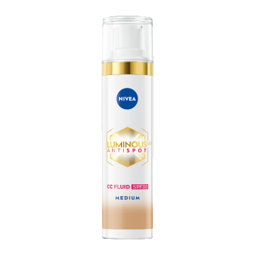 Crema-fluid CC 3 in 1 SPF30 Luminous630 nuanta Medium, 30ml, Nivea