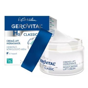 Crema Lift Hidratanta de Zi - Gerovital H3 Classic Moisturizing Lift Cream, 50 ml