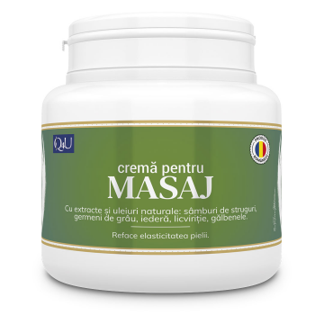 Crema pentru masaj Q4U, 500 ml, Tis Farmaceutic