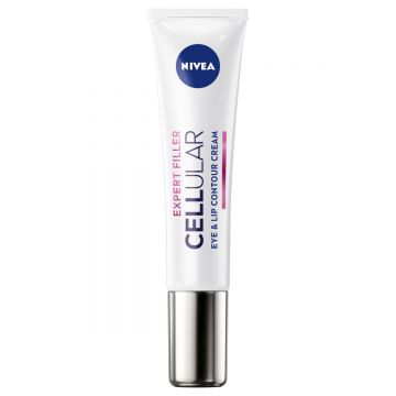 Crema pentru ochi si conturul buzelor Cellular Expert Filler, 15ml, Nivea