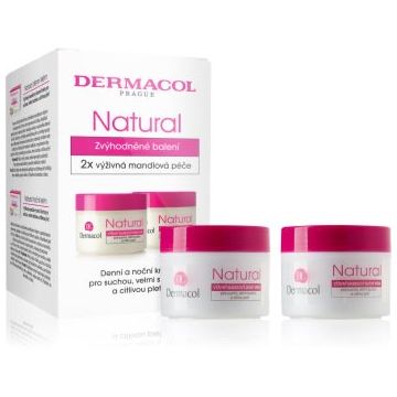 Dermacol Natural cremă hrănitoare de migdale duo