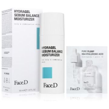 Face D Hydragel Sebum Balance Moisturizer gel crema hidratant pentru ten gras și mixt