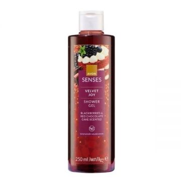 Gel de duș Avon Velvet Joy - hidratare, catifelare și aromă luxuriantă, 250 ml