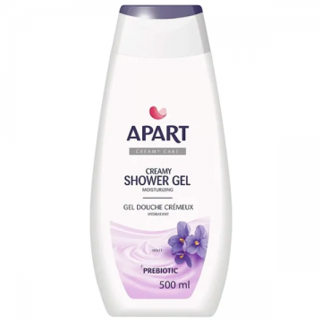 Gel de dus cremos cu violete, 500ml, Apart