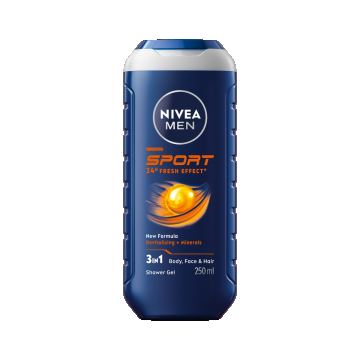Gel de dus Men Sport, 250ml, Nivea