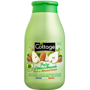 Gel de dus Pere si Migdale, 250ml, Cottage
