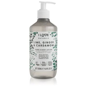 I Love Naturals Lime, Ginger & Cardamom lapte de corp