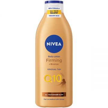Lotiune de corp pentru fermitate si bronz Q10, 400ml, Nivea