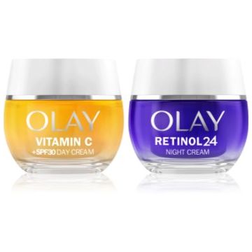 Olay Vitamin C Brighten & Glow set pentru o hidratare intensa