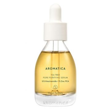 Ser facial pentru curatarea porilor cu Extract din Arbore de Ceai, 30ml, Aromatica
