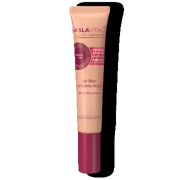 Ser Filler Umplere Riduri Cu Argilă Naturală și Peptide Botox-like,  Aslavital Lift Instant, 15 Ml