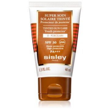 Sisley Super Soin Solaire Teinté crema de fata cu efect de protectie SPF 30