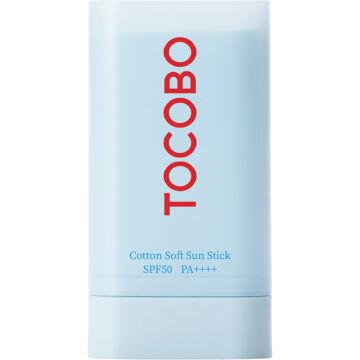 Stick pentru fata cu SPF 50 PA++++ Cotton Soft, 19g, Tocobo